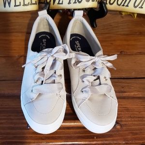 Sperry Topsider Satin Lace size 8